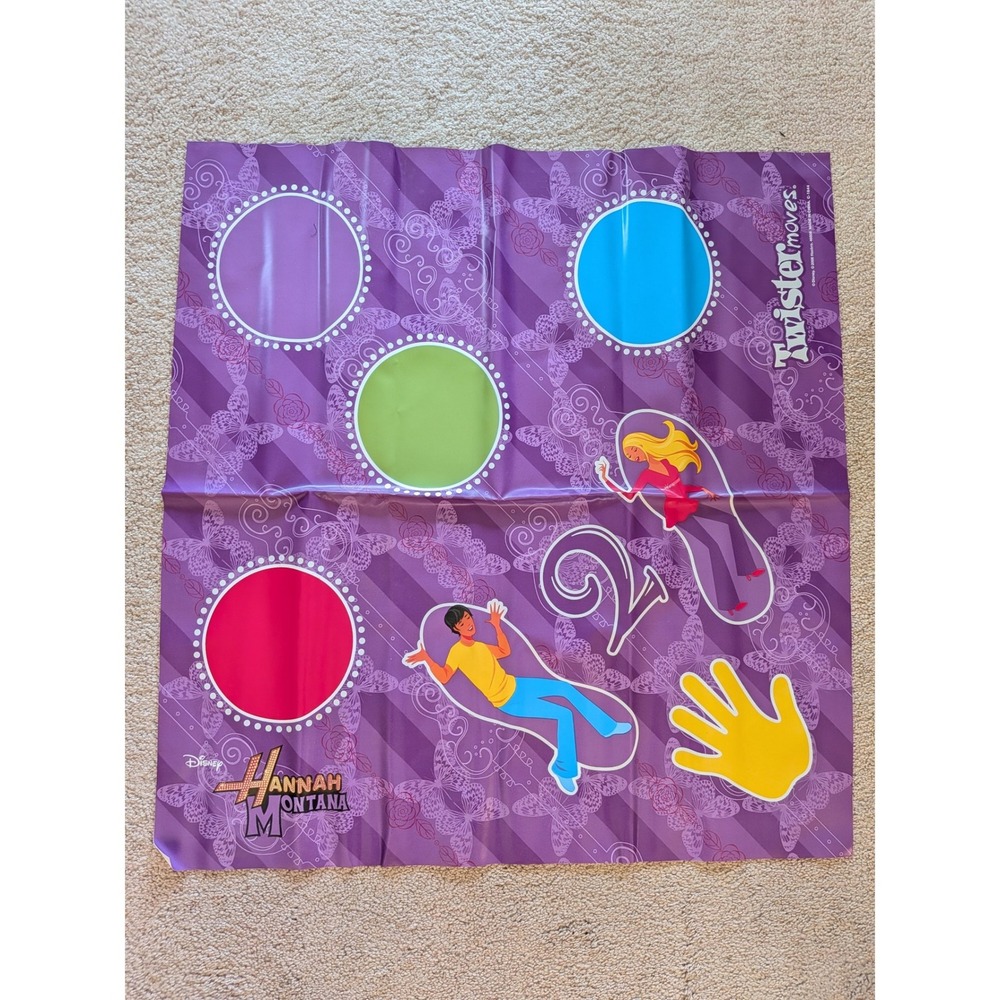 Disney Hannah Montana Twister Moves Board Game Milton Bradley Missing CD 1 - Picture 7 of 8